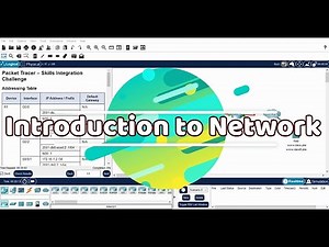 Packet Tracer 17.8.2 || Skills Integration Challenge || Introduction to Network