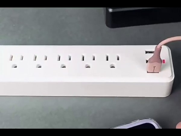 BOHASHIN Power Strip Extension Cord, 10 ft long Extension Cord for 6 Widely Spaced Outlets with 4 USB Fast Charge USB Charging Ports(Black) - Walmart.com