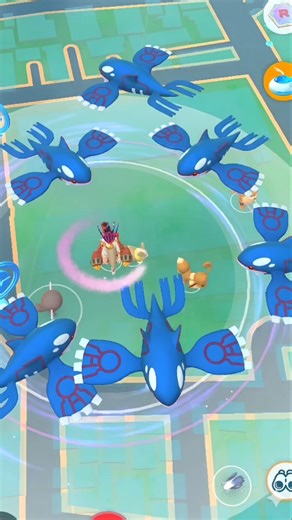 Found Legendary Kyogre in Wild But ( No Zorua ) #shorts #kyogre #legendary #rare #spawn #ultragoo