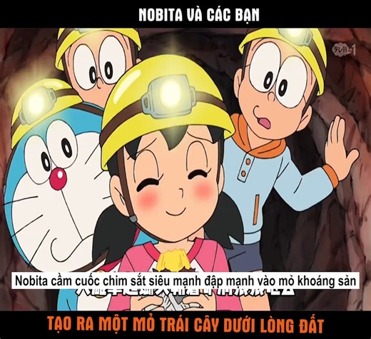 306K views · 6K reactions | Nobita và các bạn tạo ra một mỏ trái cây dưới lòng đất | Setup reels | Facebook