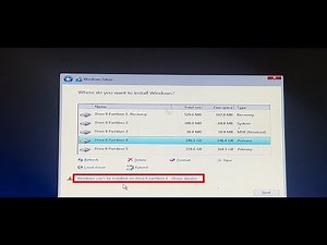Fix: Windows Can’t Be Installed on This Drive (100% Working Solution)