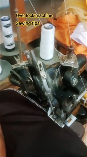 sewing tips over lock sewing machine #shortvideo #viralvideo #sewingtips