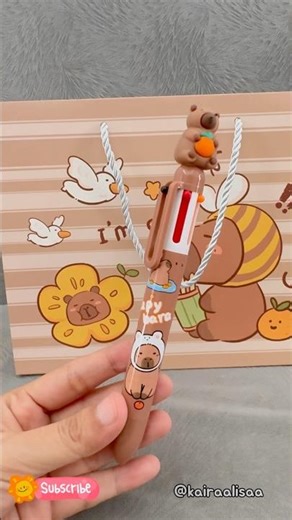 Cute Capybara’s stationery #shorts