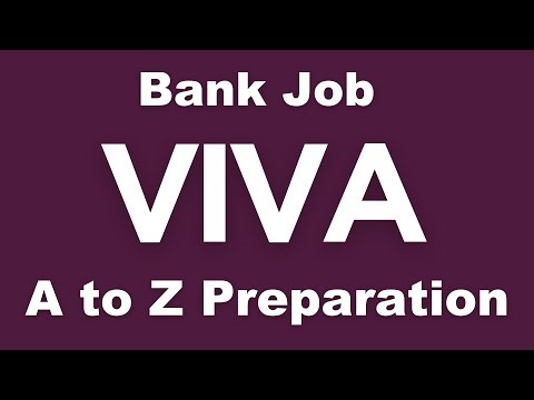Bank Job Viva Preparation I P2A
