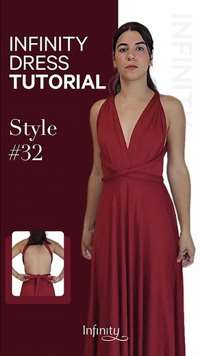 How to Wear a Convertible Infinity Dress | Look 32 👗 #bridesmaidsdresses #convertibledress