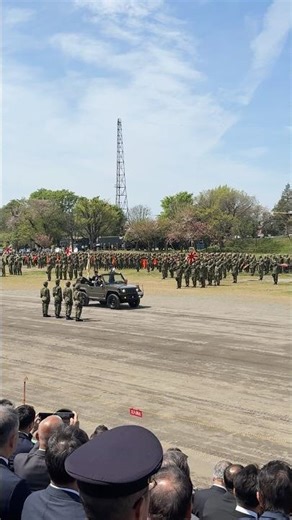 【自衛隊】観閲行進 部隊敬礼 陸上自衛隊 練馬駐屯地 防衛省 第1師団創立64周年 練馬駐屯地創設75周年 2026年4月7日 はたらくくるま 特殊車両 army 特殊部隊