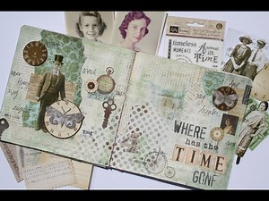 TIM HOLTZ Paper Doll Ideas - Mixed Media COLLAGE art tutorial