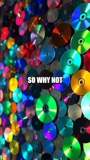 Reimagining the Shine Colorful CD Mosaic Wall Art