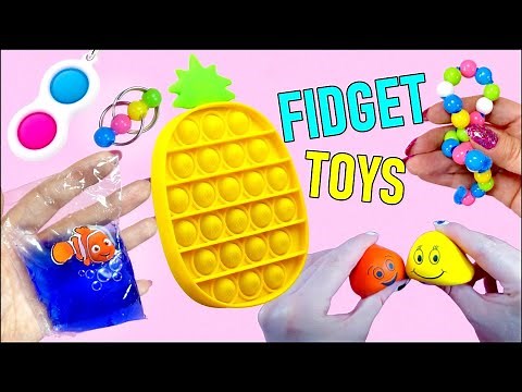 7 DIY Fidget Toys - Viral TikTok Fidget Toys Ideas - Pineapple Pop it Toy and more...
