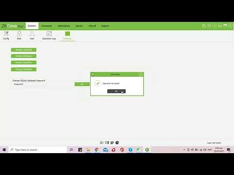 ZKTime Net 3.0 Database Backup and Migration to BioTime 8.0