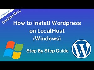 How to install WordPress on localhost using Bitnami | Windows