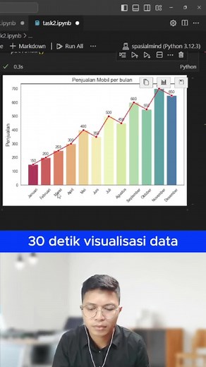 Visualisasi Data Penjualan Mobil dalam Satu Tahun dengan Python
