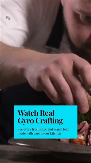 Crafting Authentic Fresh Gyro Plates