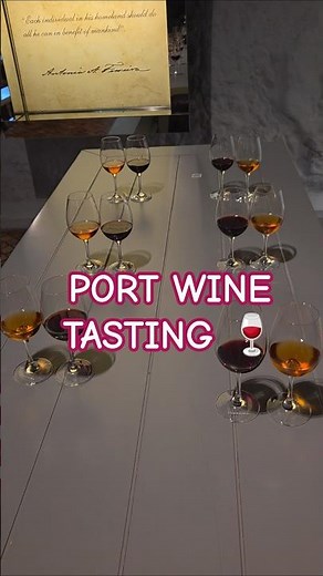Sipping history in Porto 🍷✨ Port wine tasting at its finest.