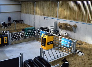 9.6K views · 64 reactions | The JFC Evolution is an automatic calf feeder offering a flexible feeding system for up to 140 calves. The JFC Evolution feeds and monitors calves on an individual basis, allowing your calves to reach their full potential while helping you reduce farm labour costs. #JFCAgri #JFCEvolution #Evolution #Innovation | JFC Agri | Facebook