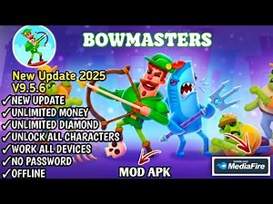 Bowmasters Mod Apk v9.5.6 | Unlimited Money & Unlock All Characters