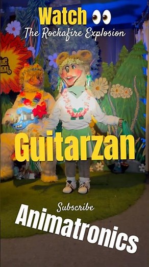 🤖Guitarzan - The Rockafire Explosion Animatronics live at Billy Bobs Wonderland (2024)