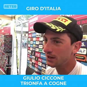 Il teatino Giulio Ciccone trionfa a Cogne. “Delle tre vittorie al Giro questa è la più bella”. #Sport #Giro #Rete8 | Rete8