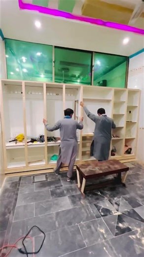 Custom Wardrobe Frame installation | 🔥