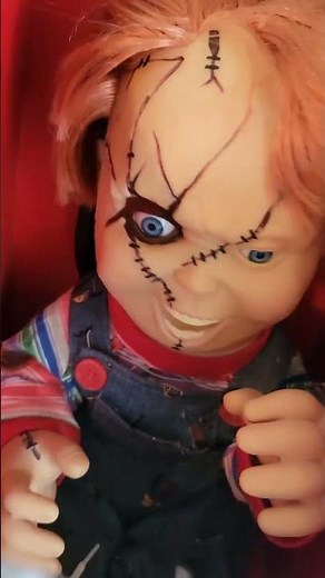Talking Animated Chucky (BRIDE OF CHUCKY) 24" Collectors Doll Strapped In Box
