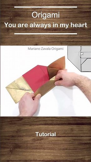 Origami You are Always in my heart #shorts