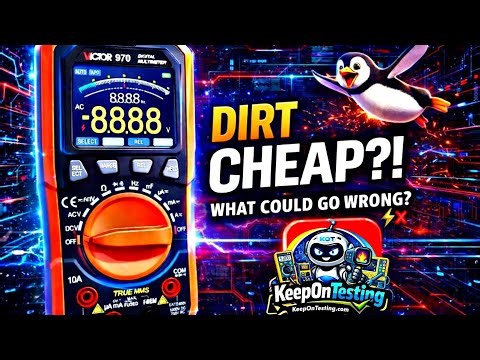 DIRT CHEAP Multimeter ⚡ What Could Go Wrong? | Victor 970 Full Review