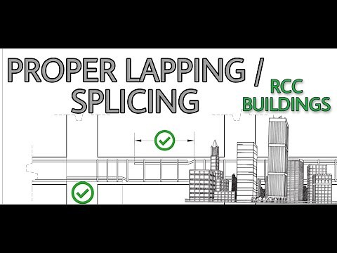 How to Splice/Lap Reinforcement Bars (Steel Bars) on RCC Buildings