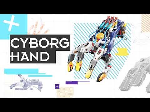 KOSMOS | Experimentierkasten | "Cyborg-Hand" - Deine XXL-Hydraulik-Hand