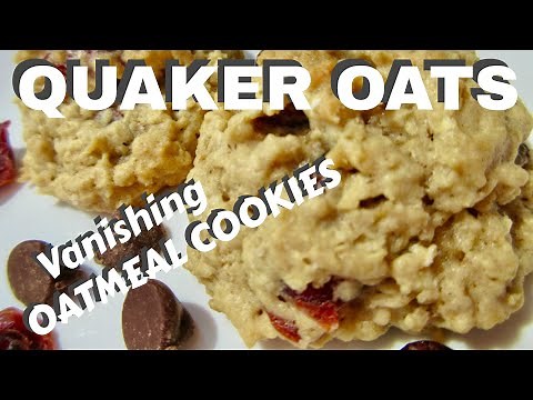 OATMEAL COOKIES | Quaker Oats Vanishing Cookies | DIY for Beginners