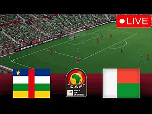 RÉPUBLIQUE CENTRAFRICAINE - MADAGASCAR LIVE | EN DIRECT QUALIF COUPE DU MONDE 2026 | CTA vs MAD
