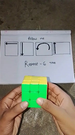 HOW TO SOLVE 3 BY 3 RUBIK CUBE NEW TRICK