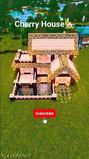 Minecraft: Cherry Base🏠 | full tutorial | #minecraft #minecraftbuilding