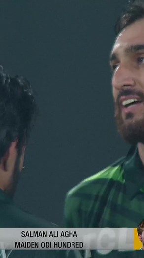 Salman Ali Agha Achieves Maiden ODI Century