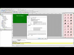 vijeo designer activate pop up when bit is high