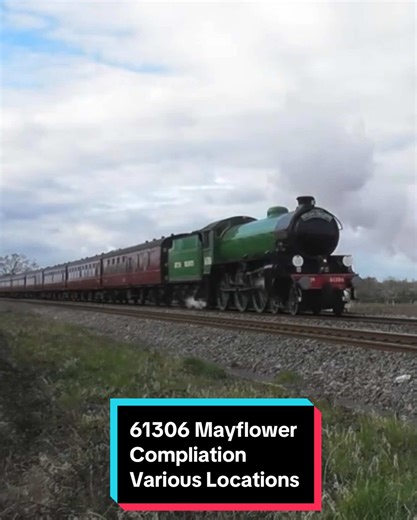 So another request, this time Mayflower! Rather fitting seeing it won the Train Vs Train this week! It’s a beautiful locomotive and to hear her whistle is just chilling. Enjoy this mega Compliation of Mayflower! If you have any other requests. Let me know! Thank you! #61306mayflower #steam #train #rail #fyp