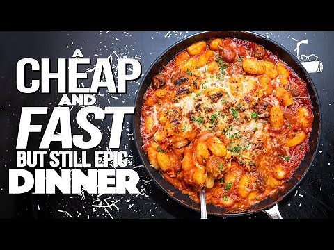 A CHEAP AND FAST BUT STILL INSANELY EPIC DINNER! (UNDER $15/UNDER 15 MIN) | SAM THE COOKING GUY