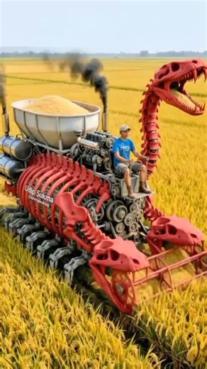 Innovative Rice Harvesting with Snake Robot Technology