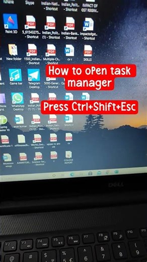 Open Task Manager in seconds ⚡Laptop slow? Do THIS 😱Boost your PC speed instantly 🚀One trick