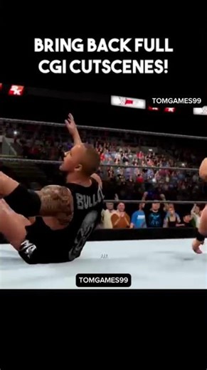 Bring Back full CGI cutscenes! #wwegames #wwe #wwe2k