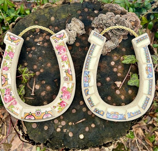 Horseshoe Mosaic, Equestrian Decor, Housewarming Gift, Horse Owner Gift, Wall Art Decor - Etsy