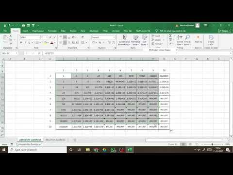 Learn Absolute Address in excel with proper example