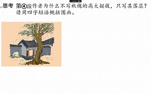 《故都的秋》第二课时