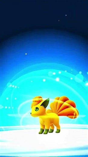 ✨🥶 VULPIX EVOLUTION INTO NINETALES 🤩🥰 | Pokémon GO Evolution Magic 🔥 #shorts