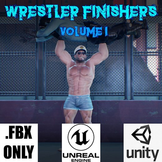 Wrestling or grappling animations for Unreal engine or Unity — RamsterZ Animations