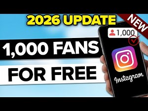 How To Gain 1000 REAL Instagram Followers in 24 hours FOR FREE (new 2026 algorithm)
