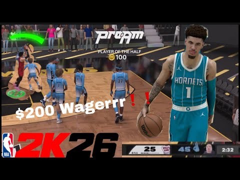 THE GREATEST COMEBACK IN A 5V5 PRO-AM WAGER IN NBA2K25 . *MUST SEE*