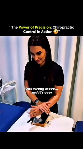 Knowledge Matrix on Instagram: "The power of precision — chiropractic control in action. 👐⚡ This video demonstrates how skilled chiropractors use precise, controlled movements to adjust the spine and joints safely. Each adjustment targets specific vertebrae or joints to improve alignment, relieve pressure, and restore mobility. Precision is critical: too little force may be ineffective, while too much could cause injury. Chiropractors rely on anatomical knowledge, tactile feedback, and careful 