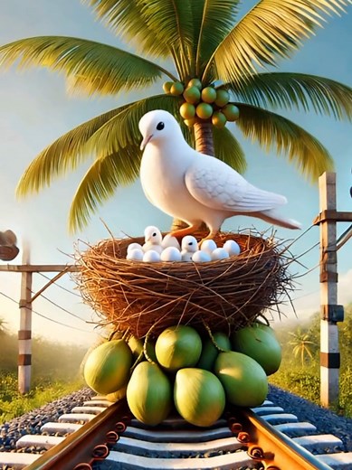 The Pigeon Planted a Coconut Tree at the Railway Station