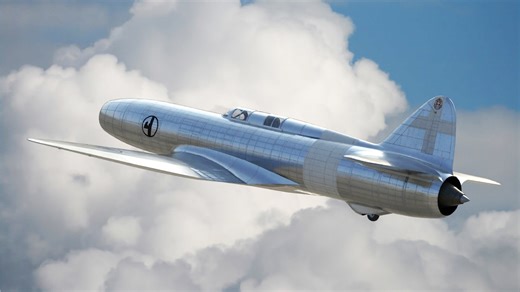 The jet aircraft that flew before jet engines existed