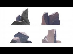 Procreate Time-lapse: Rock Design Concepts